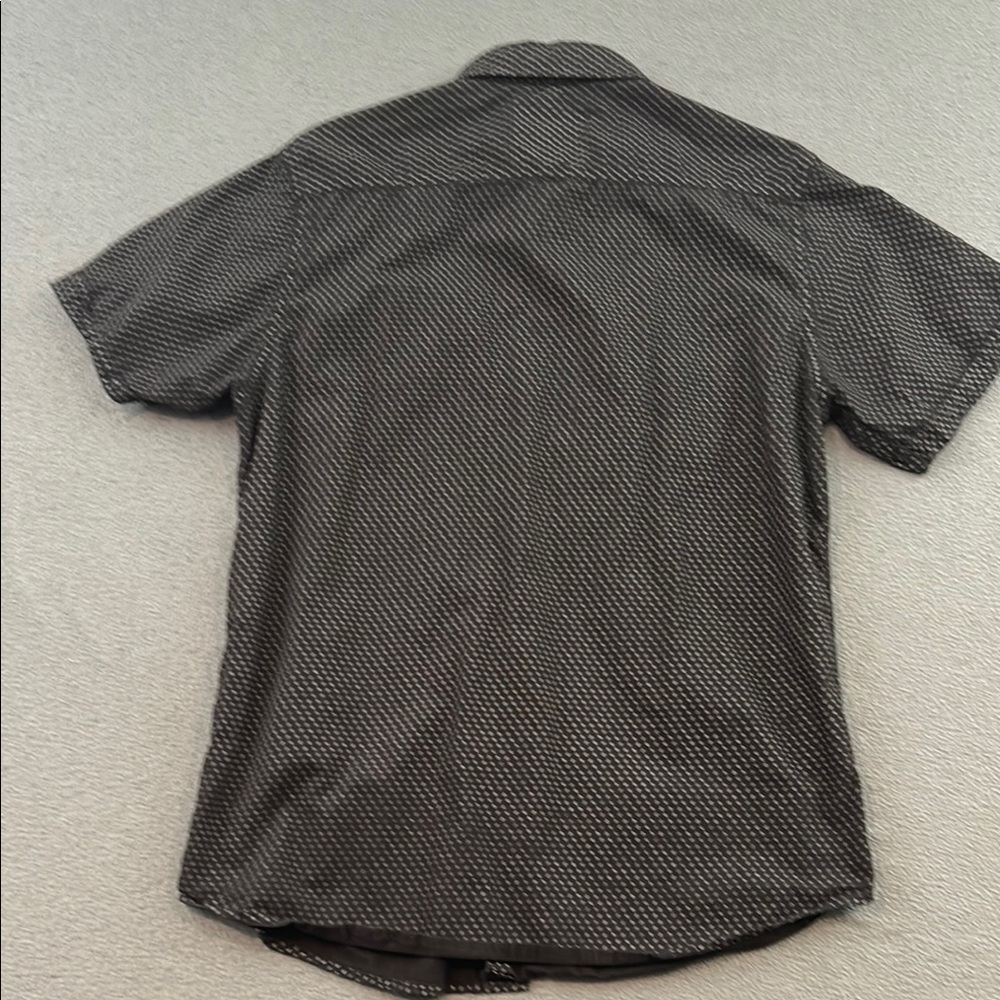 Native Code Men’s Black Patterned Short Sleeve Button-Up Shirt | Size Large - Picture 9 of 9